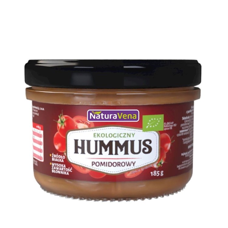 HUMMUS POMIDOROWY BIO 185 g - NATURAVENA #1