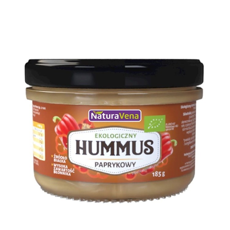 HUMMUS PAPRYKOWY BIO 185 g - NATURAVENA #1