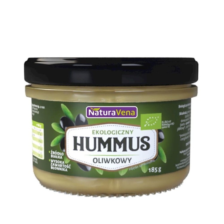 HUMMUS OLIWKOWY BIO 185 g - NATURAVENA #1