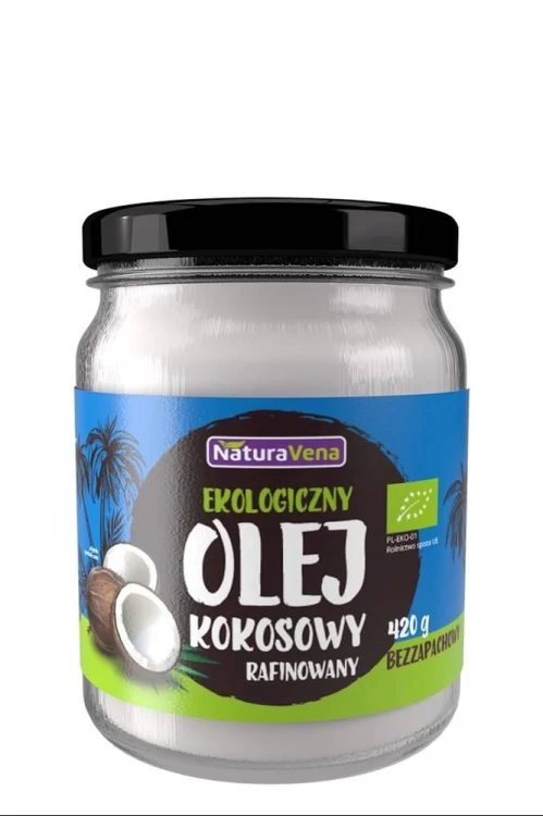 OLEJ KOKOSOWY BEZWONNY BIO 420 g - NATURAVENA #1
