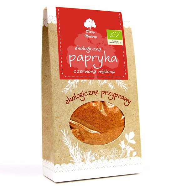 Papryka czerwona słodka mielona Bio 50g - Dary Natury #1