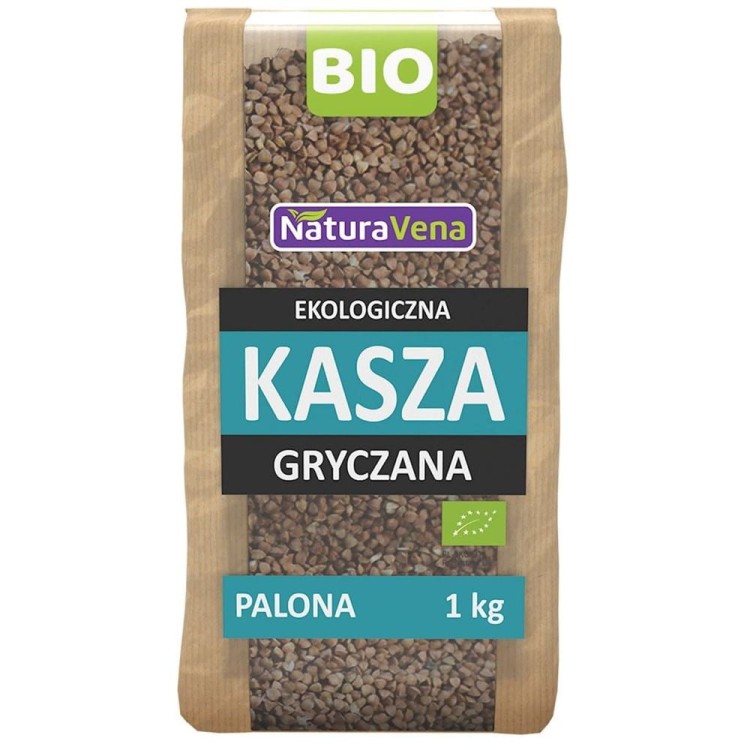 KASZA GRYCZANA PALONA BIO 1 kg - NATURAVENA #1