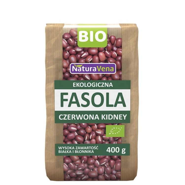 FASOLA CZERWONA KIDNEY BIO 400 g - NATURAVENA #1