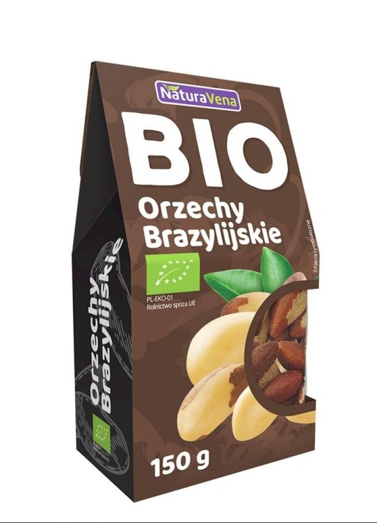 ORZECHY BRAZYLIJSKIE BIO 150 g - NATURAVENA #1