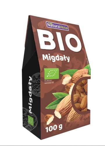 MIGDAŁY SŁODKIE BIO 100 g - NATURAVENA #1