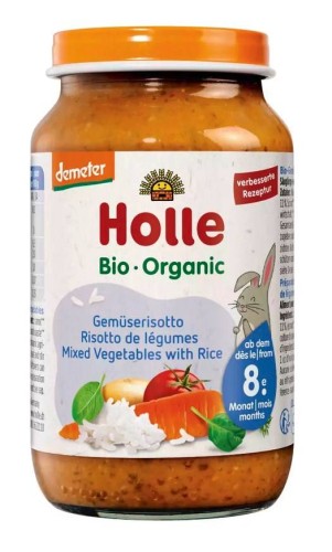 WARZYWA Z RYŻEM OD 8 MIESIĄCA DEMETER BIO 220 g (SŁOIK) - HOLLE #1