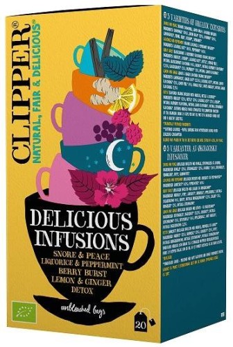 HERBATKA OWOCOWO - ZIOŁOWA MIX 5 SMAKÓW BIO (20 x 2 g) 40 g - CLIPPER #1