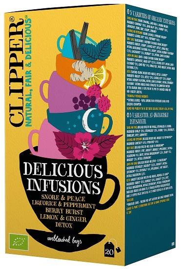 HERBATKA OWOCOWO - ZIOŁOWA MIX 5 SMAKÓW BIO (20 x 2 g) 40 g - CLIPPER #1