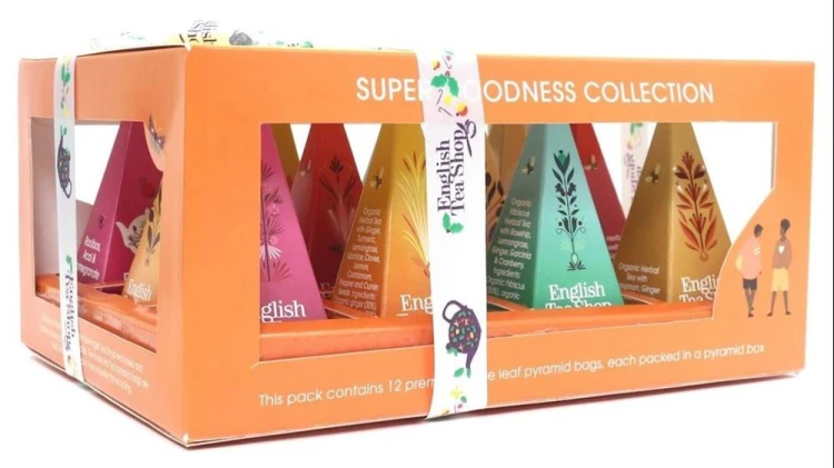KOLEKCJA HERBATEK OWOCOWO - ZIOŁOWYCH BIO PIRAMIDKI (SUPER GOODNESS - 6 SMAKÓW) (12 x 2 g) 24 g - ENGLISH TEA SHOP #1