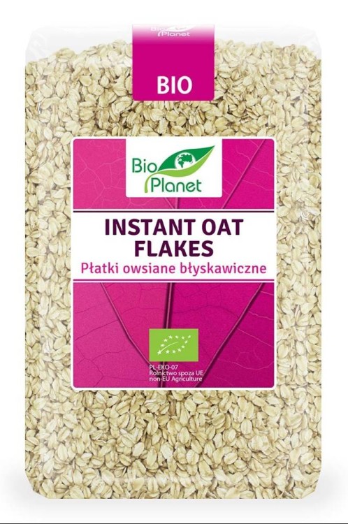 PŁATKI OWSIANE BŁYSKAWICZNE BIO 1 kg - BIO PLANET #1