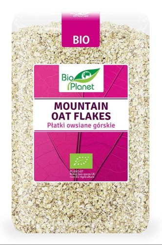 PŁATKI OWSIANE GÓRSKIE BIO 1 kg - BIO PLANET #1