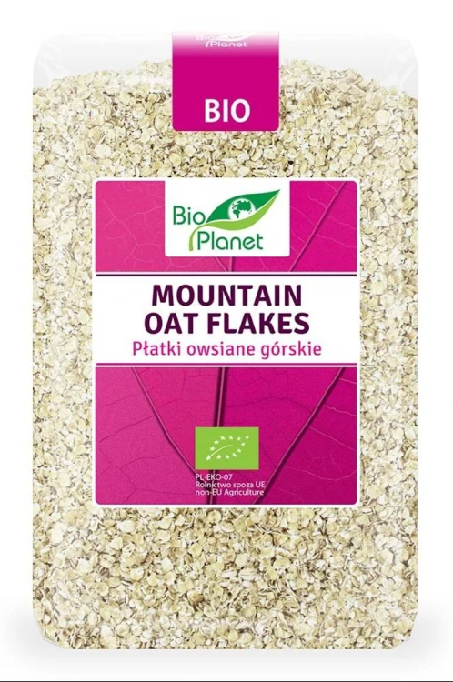 PŁATKI OWSIANE GÓRSKIE BIO 1 kg - BIO PLANET #1