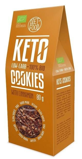 CIASTKA KETO Z CYNAMONEM BIO 80 g - DIET-FOOD #1