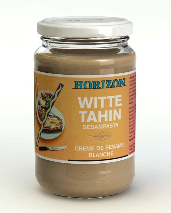 TAHINI BIAŁE (PASTA SEZAMOWA) BIO 350 g - HORIZON #1