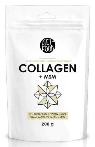 KOLAGEN WOŁOWY + MSM INSTANT 200 g - DIET-FOOD #1