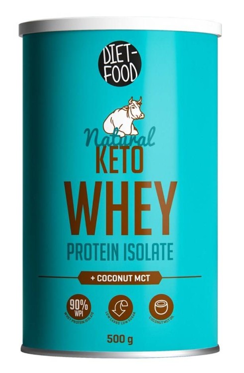 KETO IZOLAT BIAŁKA SERWATKOWEGO Z MCT 500 g - DIET-FOOD #1