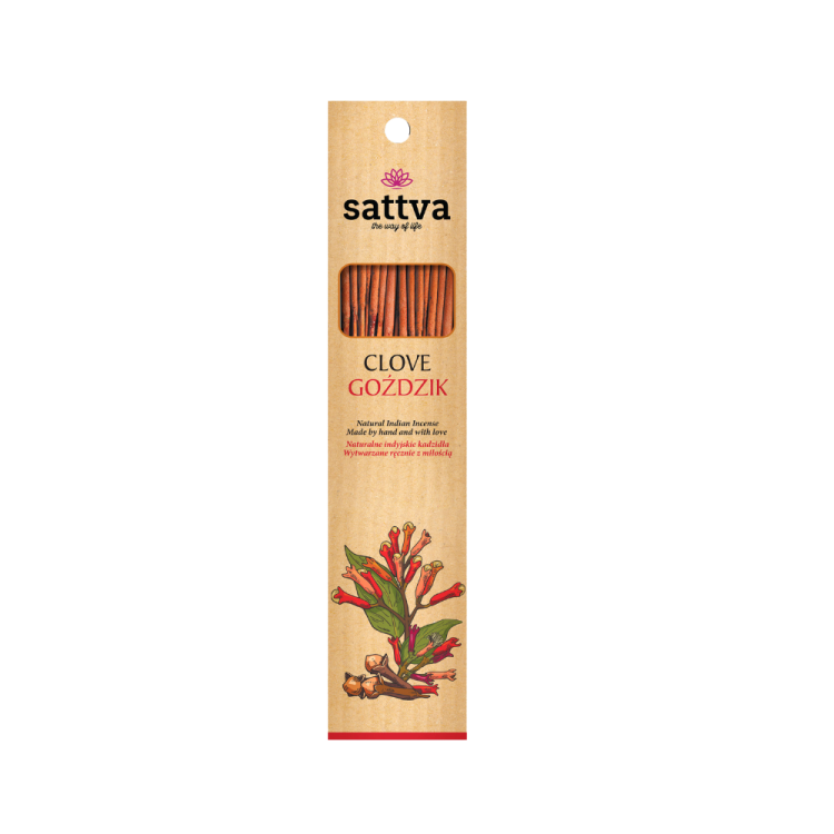 KADZIDŁO INDYJSKIE GOŹDZIK (15 szt.) 30 g - SATTVA #1