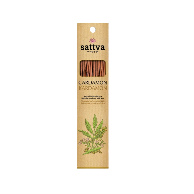 KADZIDŁO INDYJSKIE KARDAMON (15 szt.) 30 g - SATTVA #1