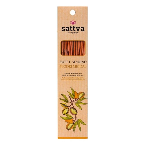 KADZIDŁO INDYJSKIE SŁODKI MIGDAŁ (15 szt.) 30 g - SATTVA #1