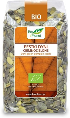 Pestki dyni ciemnozielone BIO 350g - Bio Planet #1
