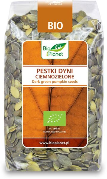 Pestki dyni ciemnozielone BIO 350g - Bio Planet #1