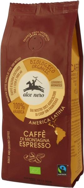 Kawa 100% arabica espresso Fair trade Bio 250g - Alce Nero  #1