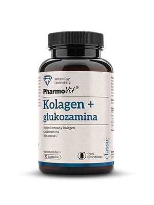 KOLAGEN + GLUKOZAMINA 90 KAPSUŁEK 68,9 g - PHARMOVIT (CLASSIC) #1