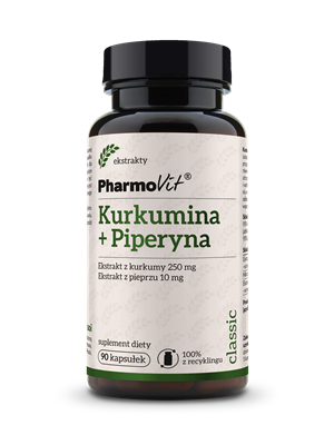KURKUMINA + PIPERYNA 90 KAPSUŁEK 41,4 g - PHARMOVIT (CLASSIC) #1