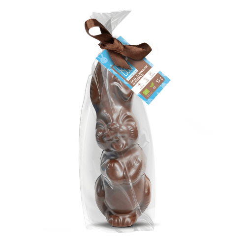 ZAJĄC Z CZEKOLADY KOKOSOWEJ BEZ DODATKU CUKRÓW BIO 55 g - COCOA #1