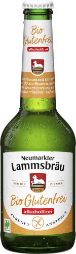 PIWO BEZALKOHOLOWE BEZGLUTENOWE BIO 330 ml - NEUMARKTER LAMMSBRAU