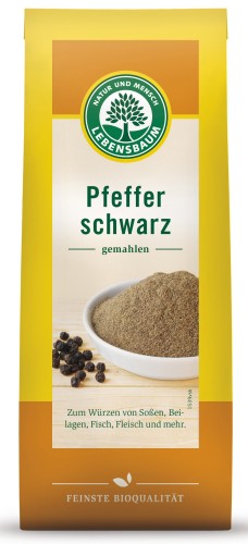 PIEPRZ CZARNY MIELONY BIO 50 g - LEBENSBAUM