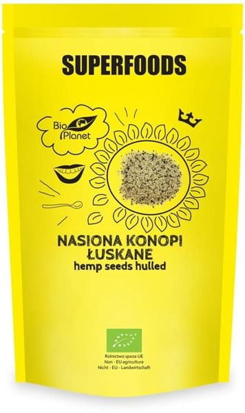 Nasiona konopi łuskane Bio  200 g - Bio  Planet #1