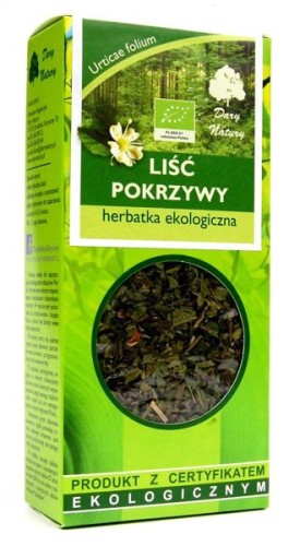 Herbatka liść pokrzywy BIO 25 g - DARY NATURY #1