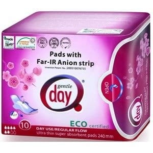 Podpaski na dzień z paskiem anionowym 10 szt. - Gentle Day #1