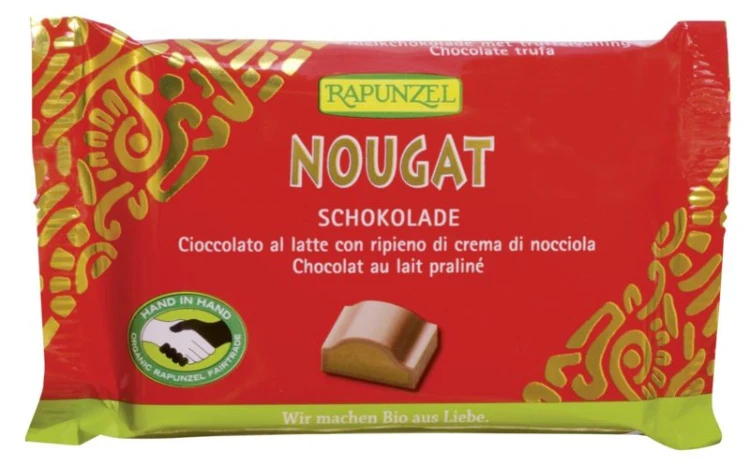 Czekolada nugatowa Bio 100g - Rapunzel #1