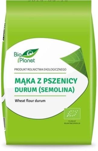 Mąka z pszenicy durum (Semolina) 1kg bio - Bio Planet #1
