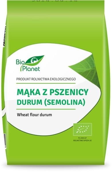 Mąka z pszenicy durum (Semolina) 1kg bio - Bio Planet #1