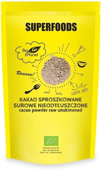 Kakao sproszkowane surowe nieodtłuszczone BIO 150g - Bio Planet #1