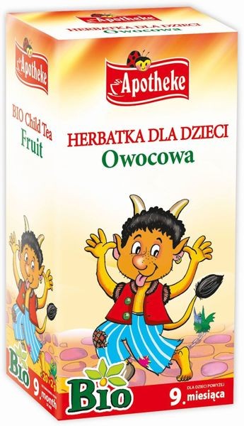 Herbatka dla dzieci owocowa 20 x 2g - Apotheke #1