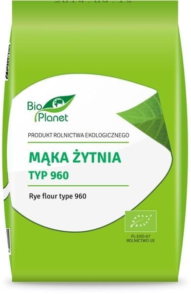 Mąka żytnia typ 960 BIO 1kg - Bio Planet #1