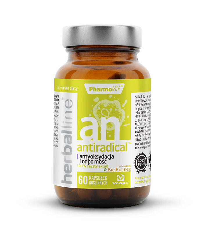Antiradical na antyoksydację i odporność 60 kapsułek - Pharmovit