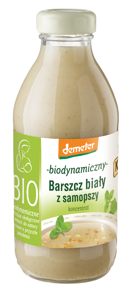 BARSZCZ BIAŁY Z SAMOPSZY KONCENTRAT DEMETER BIO 320 ml - KOWALEWSKI