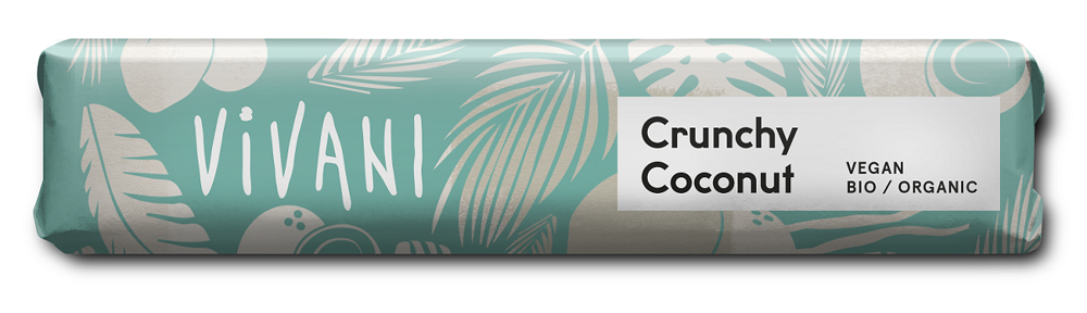 Baton kokosowy Crunchy BIO 35g - Vivani