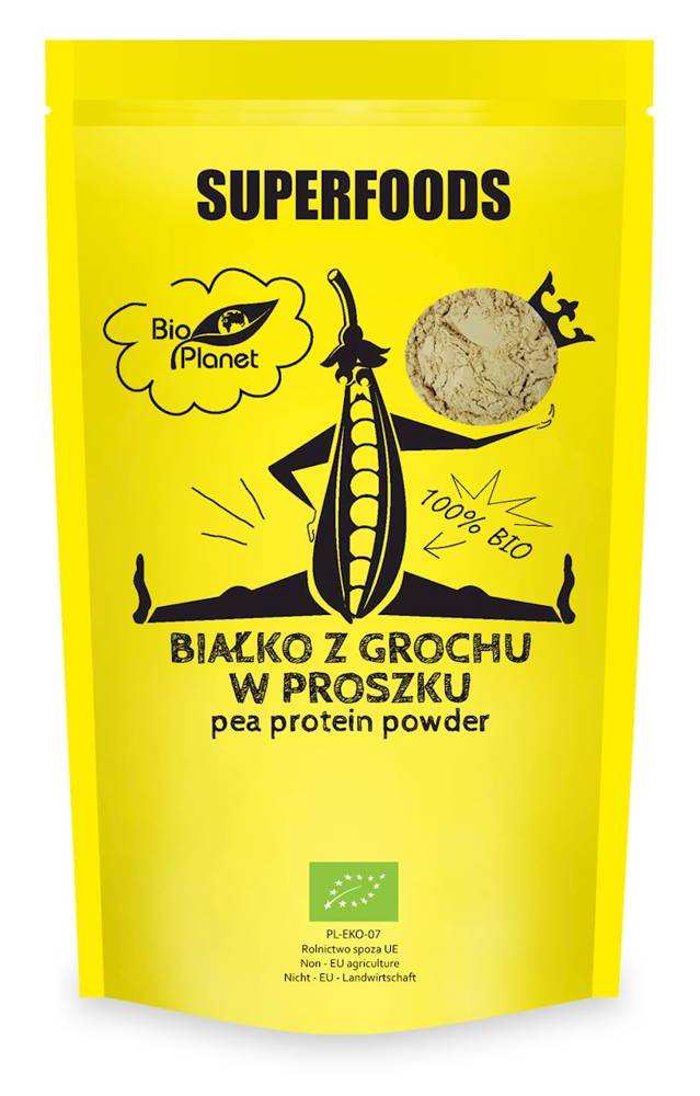 Białko z grochu w proszku Bio 150g - Bio Planet
