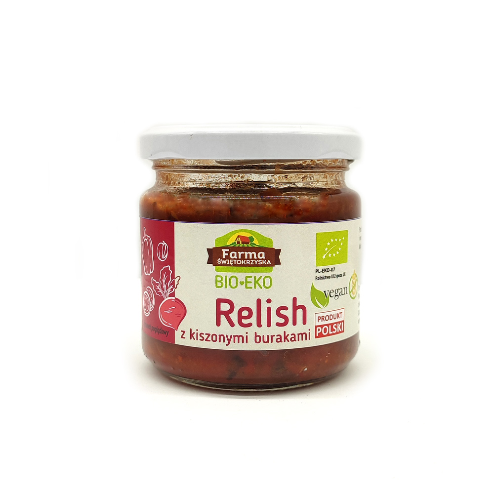 Bio relish z kiszonymi burakami 160g