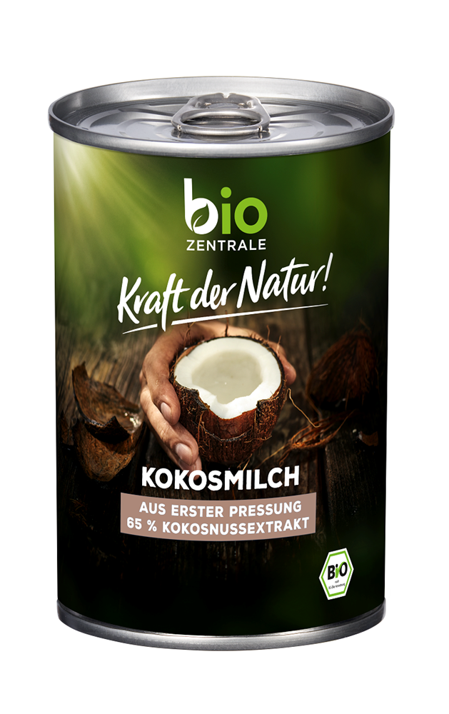 COCONUT MILK - NAPÓJ KOKOSOWY BEZ GUMY GUAR (17 % TŁUSZCZU) BEZGLUTENOWY BIO 400 ml - BIO ZENTRALE