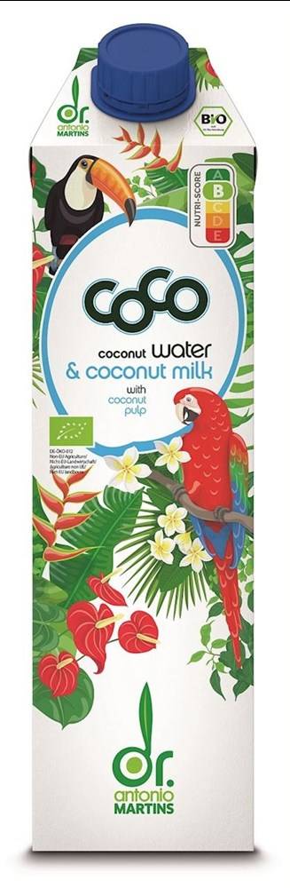 COCONUT MILK - NAPÓJ KOKOSOWY DO PICIA BIO 1 L - COCO (DR MARTINS)