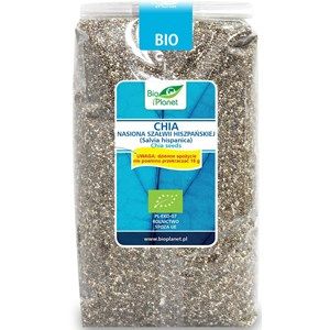 Chia nasiona szałwii hiszpańskiej ( Salvia hispanica ) Bio 1kg - Bio Planet