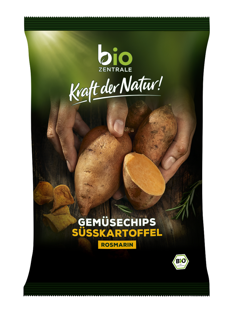 Chipsy z batatów z rozmarynem bezglutenowe Bio 75 g - Bio Zentrale 