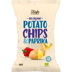 Chipsy ziemniaczane o smaku paprykowym BIO 125g - Trafo